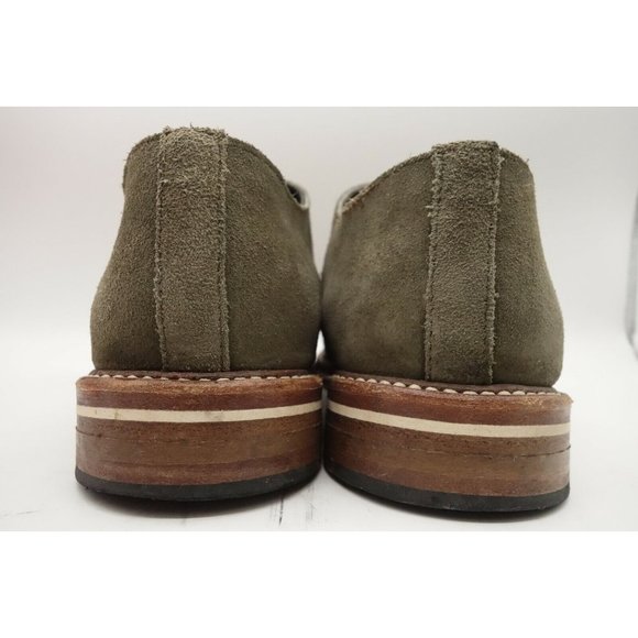 Helm Olive Green Suede Leather Dress Casual Oxfords Shoes Men\'s 11 D main image 6